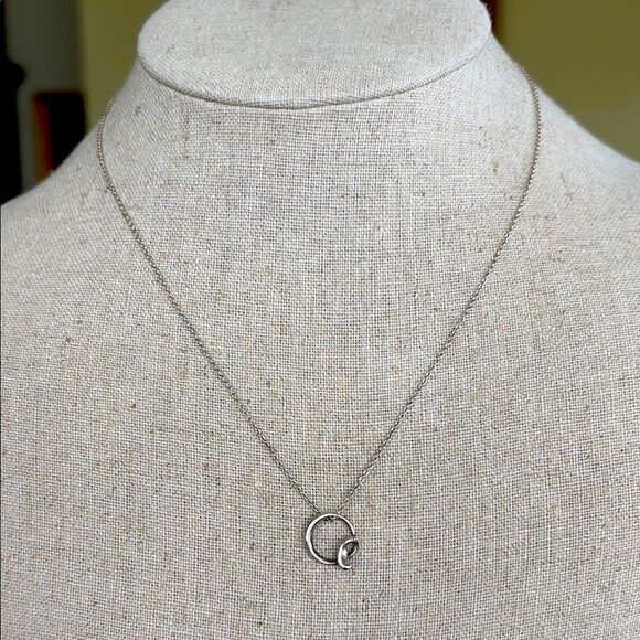 Tiffany & Co. Elsa Peretti Initial Q Necklace 925 Sterling Silver - Picture 1 of 10